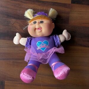 Cabbage Patch Kids 2015 Ballerina Doll Blonde Hair Brown Eyes Purple Tutu